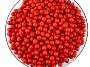 Red Shimmer Sugar Pearls