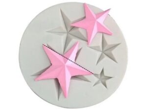 Stars Silicone Mold 4 Cavity