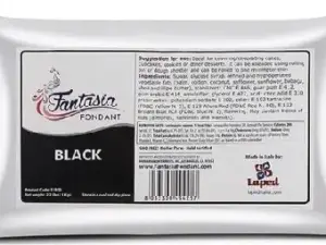 Fantasia Black Fondant 2.2 Lbs.