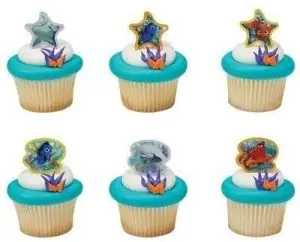Finding Dory Adventure Cupcake Rings 12 Count