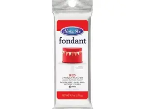 Red Satin Ice Fondant 4.4 oz. Package