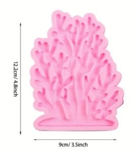 3.5 inch Silicone Mold Seaweed Coral
