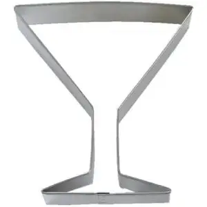 Martini Glass Cookie Cutter 4 In