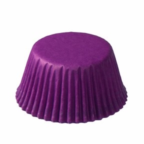 Purple Baking Liner Cups 2 in. Base 50 Pieces