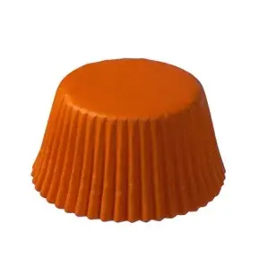 Orange Baking Liner Cups 2 in. Base 50 Pieces