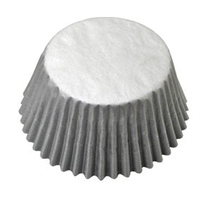 Silver Baking Liner Cups 2 in. Base 50 Pieces