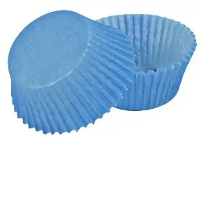 Light Blue Baking Liner Cups 2 in. Base 50 Count