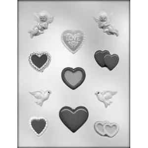 Heart Chocolate Mold 1-1/8 in.