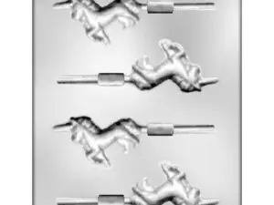 Unicorns Lollipop Chocolate Mold 3 in.