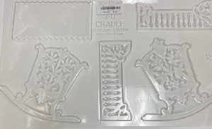 Cradle 3D Chocolate Mold 5 Cavity