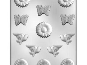 Flower/Dove/Butterfly Chocolate Mold 13 Cavity
