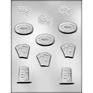 Gambling Assorted Cavity Chocolate Mold