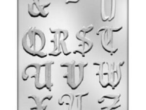 Q-Z Alphabet Chocolate Mold