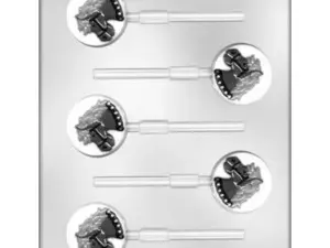 Pony Round Lollipop Chocolate Candy Mold