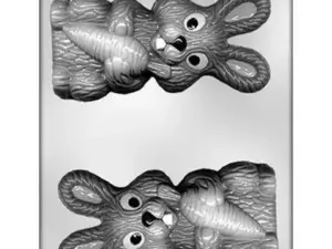 6 in. Bunny W/ Carrot Candy Mold