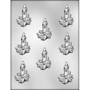 Holly Leaf Candle Chocolate Mold