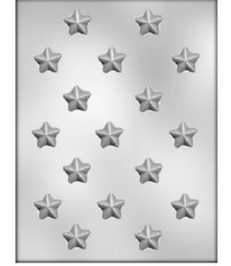 1 inch Stars Chocolate Mold 17 Cavity