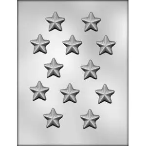 Stars Chocolate Candy Mold 1 in.