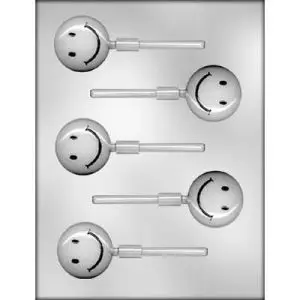 Smiley Face Sucker Lolipop Mold