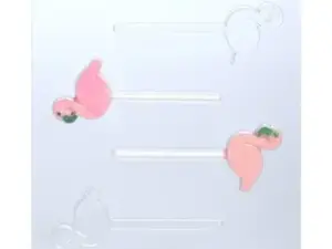 Flamingo Lollipop Chocolate Mold 4 Cavity