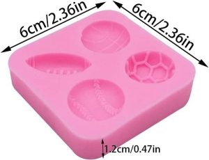 Mini Sports Ball Mold 4 Cavity