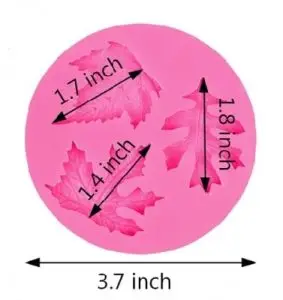 Maple Leaves Silicone Mold 3 Cavity