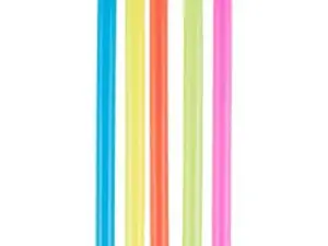 8 in. Multi-Color Boba Straws 25 Pieces