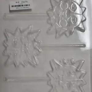 Sun Lollipop Chocolate Candy Mold