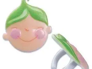 Little Pea Baby Shower Cupcake Rings 12 Count