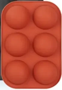 2 inch Semi-Sphere Silicone Mold 6 Cavity