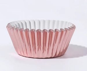 Rose Gold Foil Standard Cupcake liners 50 Count