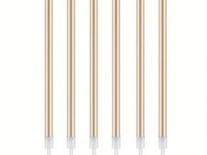 Champagne Birthday Candles 6 Pieces