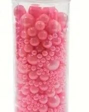 Sugar Pearls Light Pink 5- Sizes 4.5 oz.