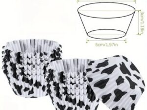 Cow Print Standard Cupcake liners 50 Count