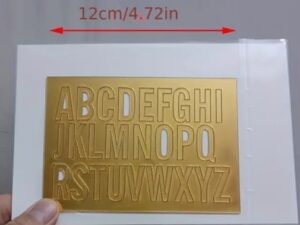 Cake Topper Gold Acrylic Letters-26