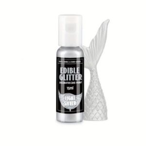 Light Silver Edible Glitter 15ml