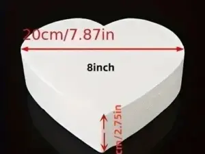 Heart Shape Cake Dummy 88x2.75 in.