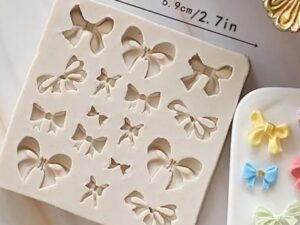 Bow Ribbon Silicone Mold 16 Cavity