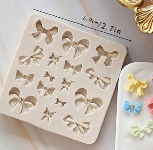 Bow Ribbon Silicone Mold 16 Cavity