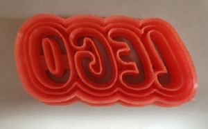 Lego Logo Cookie Cutter 3.5 inches