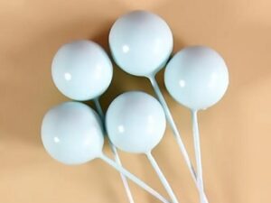 Light Blue Foam Cake Balls 20 Count