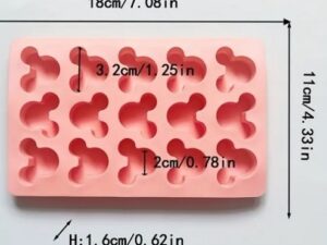 Silicone Mold Mouse Ears 15 Cavity
