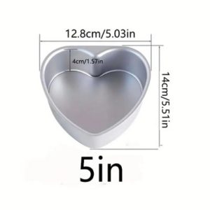 5×1.5 in. Heart Shape Cake Pan