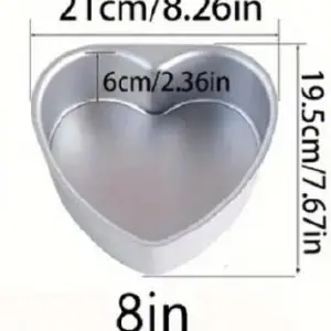 8X2 in. Heart Shape Cake Pan