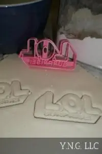 Little Outrageous Logo Cookie Cutter 3.75 inches