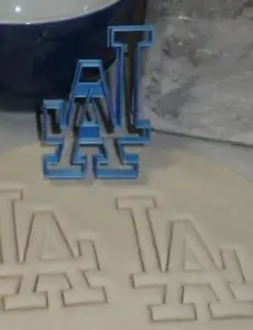 Cookie Cutter LA Logo 3.75 inches