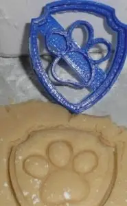 Paw Patrol Badge Cookie Cutter 2.75 inches