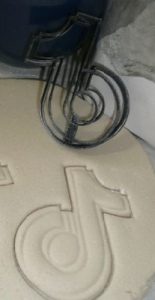 TikTok Logo Cookie Cutter 3.5 inches
