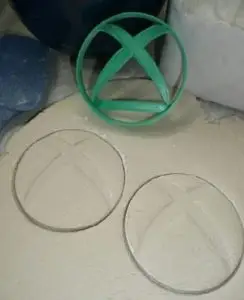 Xbox Logo Cookie Cutter 3.25 inches