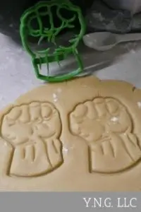 Hulk Fist Cookie Cutter 3.25 inches